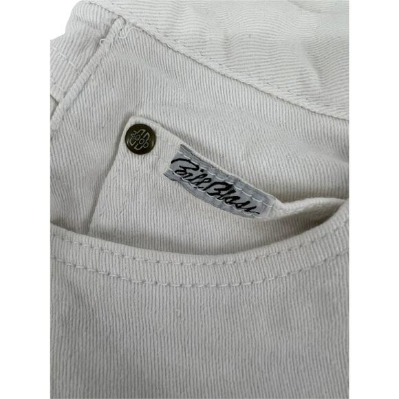 Vintage Bill Blass Off White Denim Shorts High Waisted 6 Petites - Picture 2 of 6